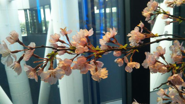 美しい造花の桜
